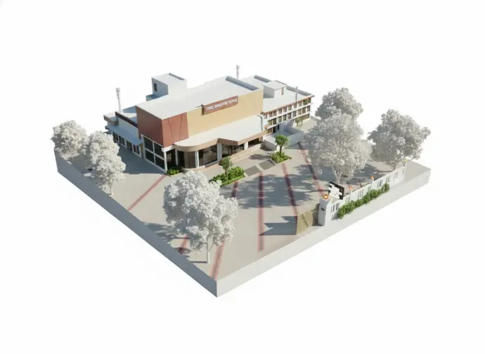 3D Mapping of Auditorium in Kerala by Golden Hours