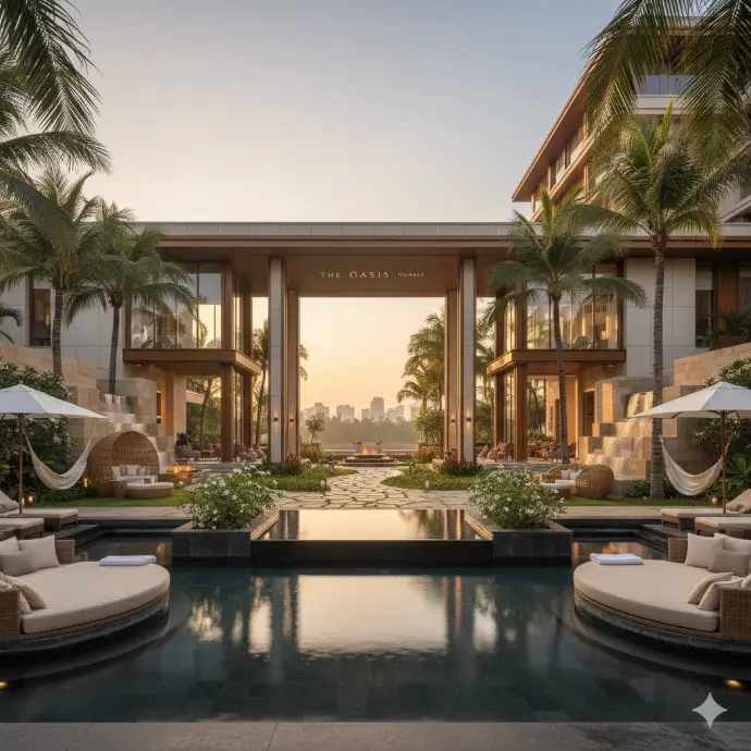 Virtual Tour Home page of a resort in Goa by Golden Hours